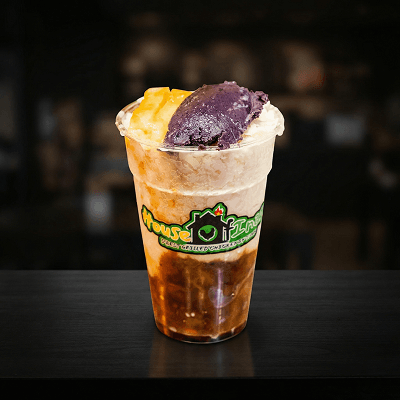 Banana con Yelo – classic Filipino shaved ice dessert at House of Inasal